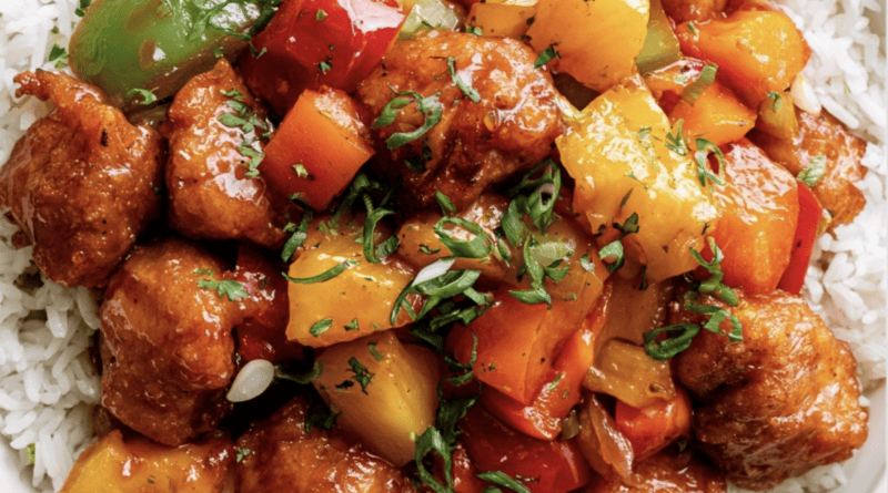Crispy Sweet and Sour Chicken Bowls2