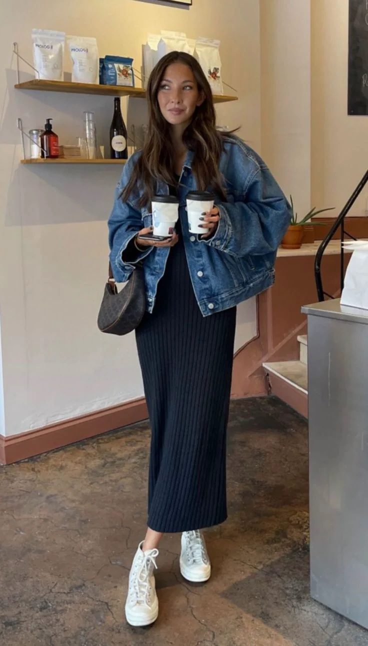 DENIM JACKET OUTFITS10 1 Denim Jacket Styling Ideas