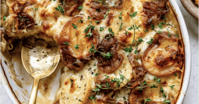 French Onion Potato Bake
