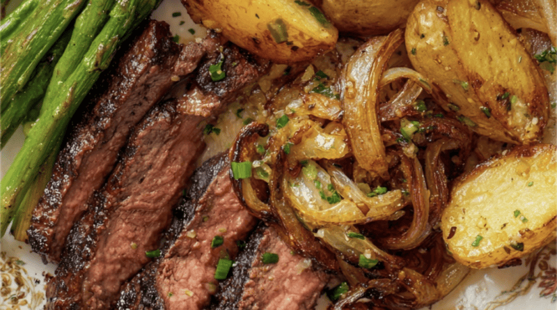 Garlic Butter Steak with Potatoes