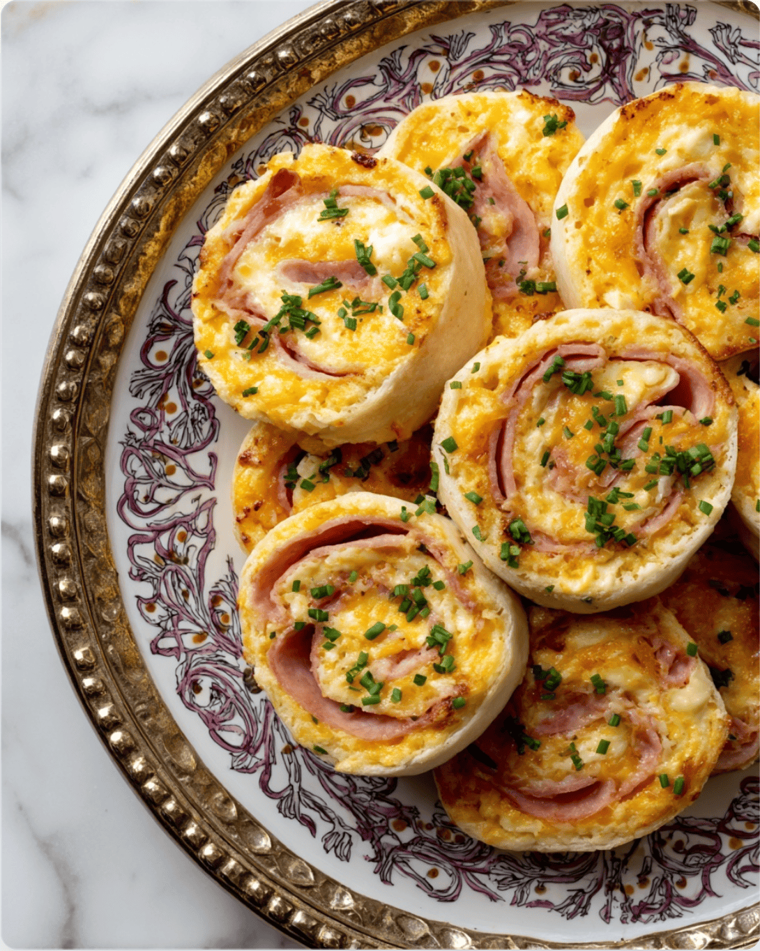 Ham Egg and Cheese Breakfast Pinwheels2 Ham Egg and Cheese Breakfast Pinwheels