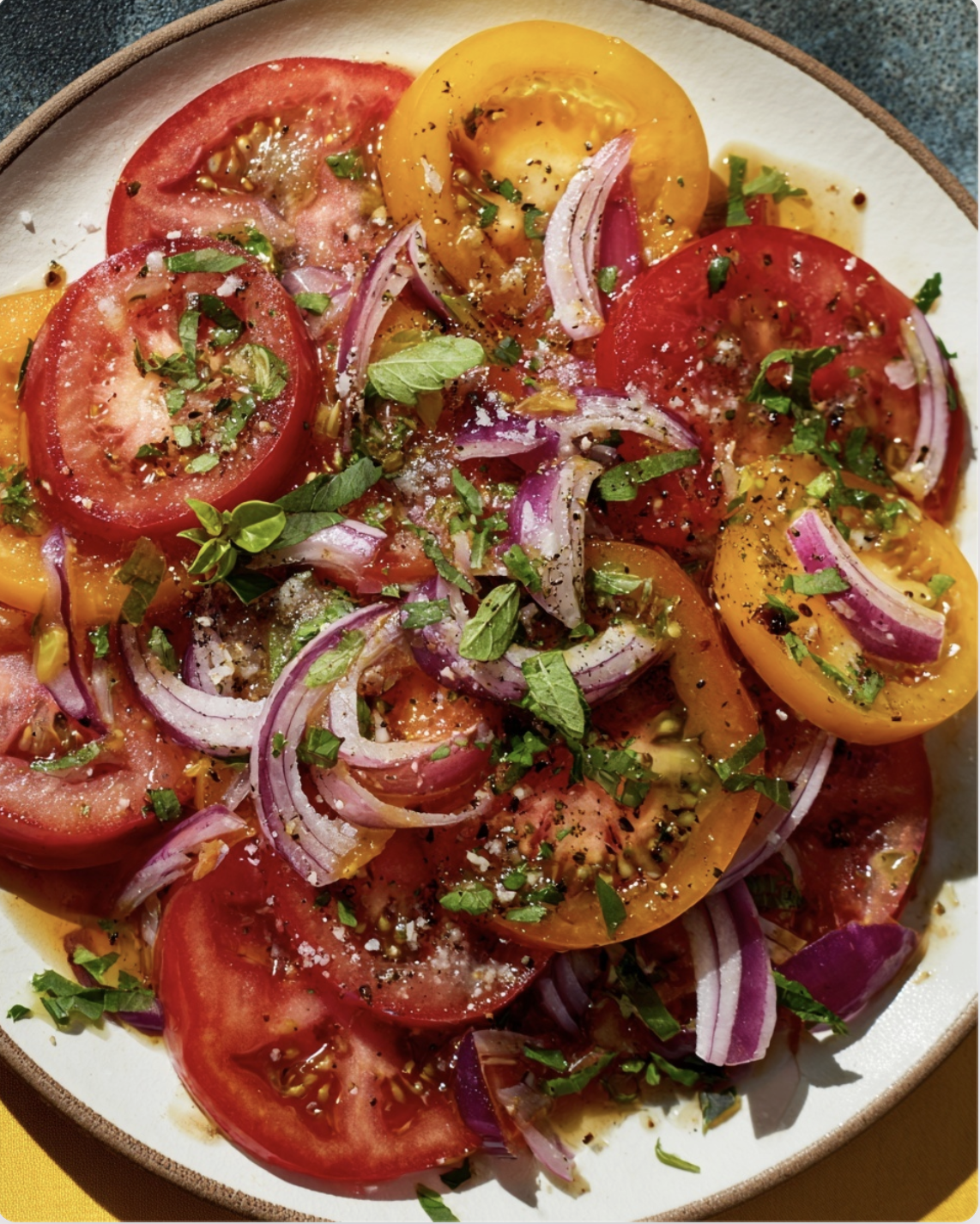 Heirloom Tomato Salad2 Heirloom Tomato Salad