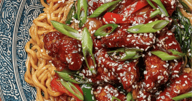 Hoisin Seitan Chow Mein