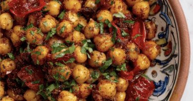 Honey Paprika Chickpeas