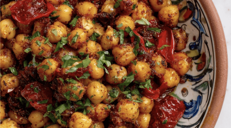 Honey Paprika Chickpeas