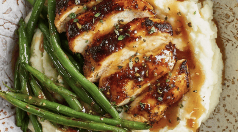 Hot Honey Chicken with Garlic Mash2
