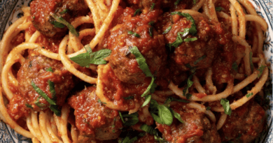 Meatball Marinara Spaghetti