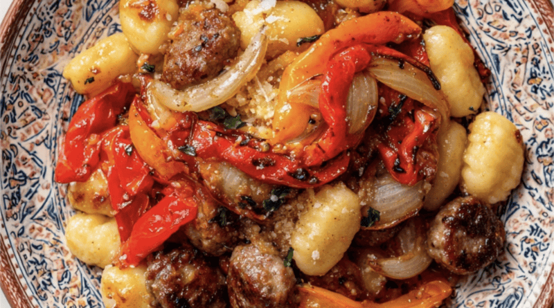 Pan Fried Gnocchi with Sausage
