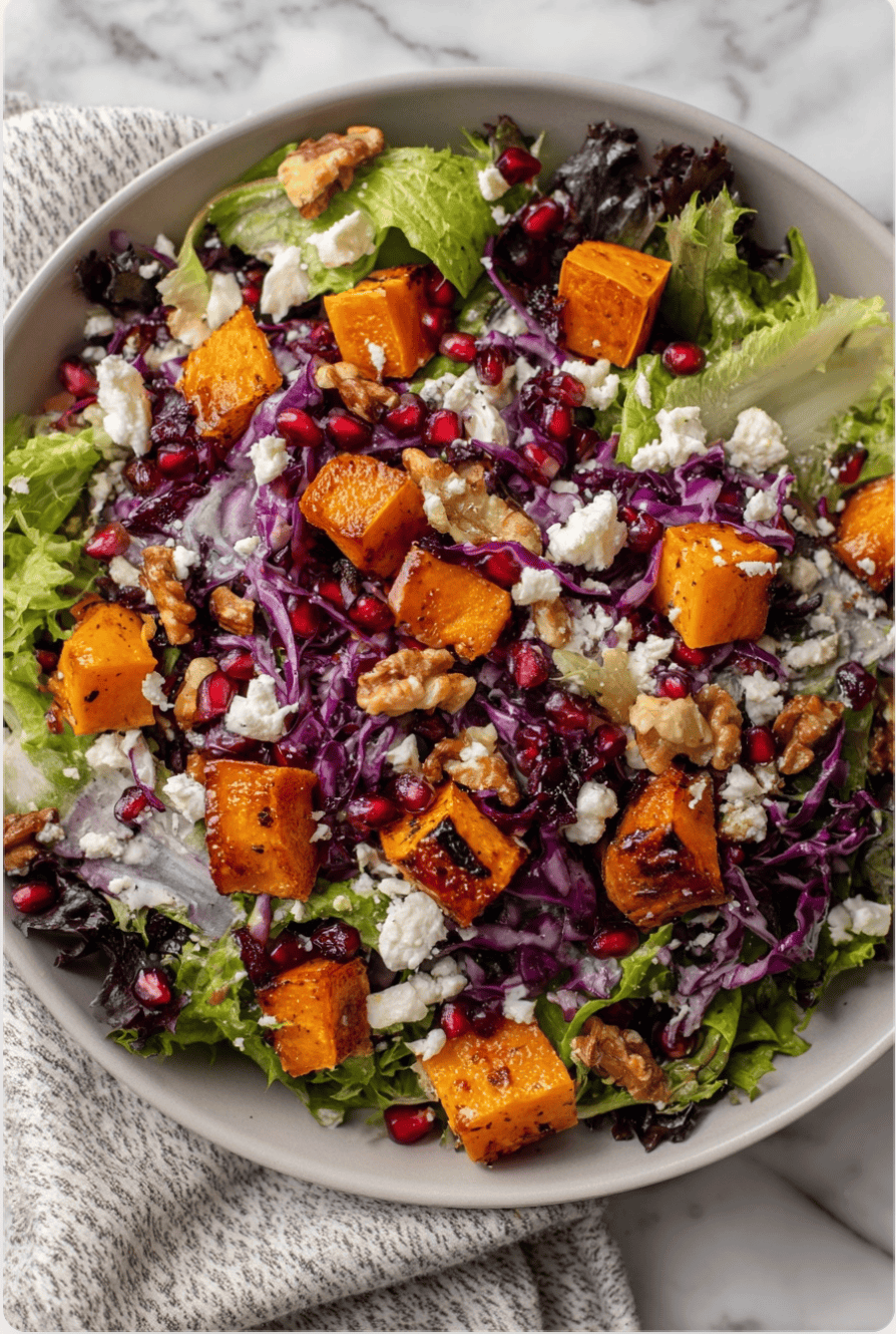 Roasted Butternut Squash Salad 6 Roasted Butternut Squash Salad Roasted Butternut Squash Salad2 Roasted Butternut Squash Salad