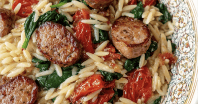 Sausage Tomato Orzo