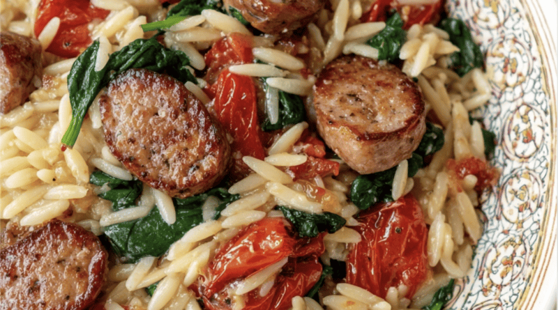 Sausage Tomato Orzo