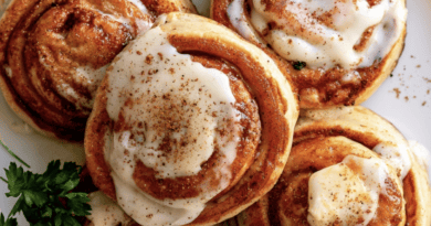 Cinnamon Roll Pancakes