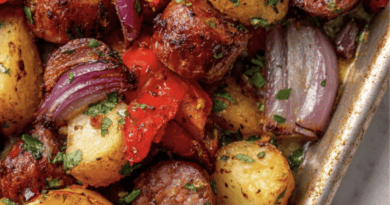 Sheet Pan Sausage and Potatoes3 DIY Christmas Gift Ideas