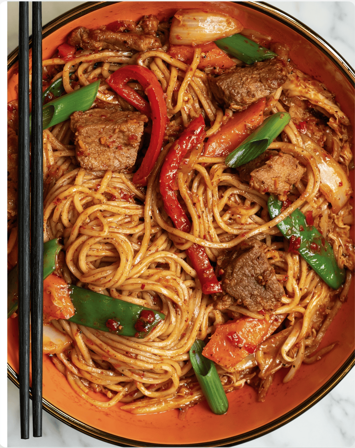Spicy Beef Noodle Stir Fry1 Spicy Beef Noodle Stir Fry