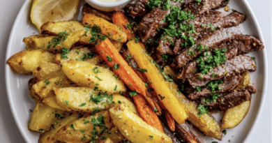 Steak Frites with Roasted Potatoes