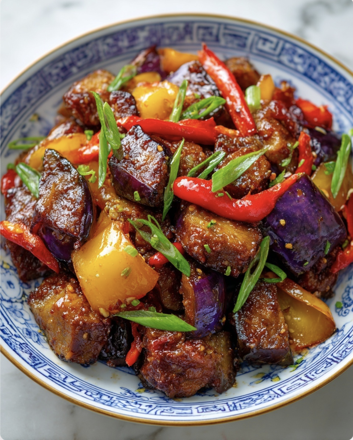 Teriyaki Chilli Eggplant Stir Fry2 Teriyaki Chilli Eggplant Stir Fry