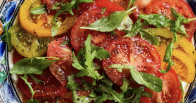 Tomato Stracciatella Salad