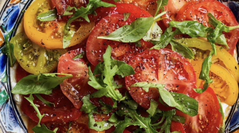 Tomato Stracciatella Salad