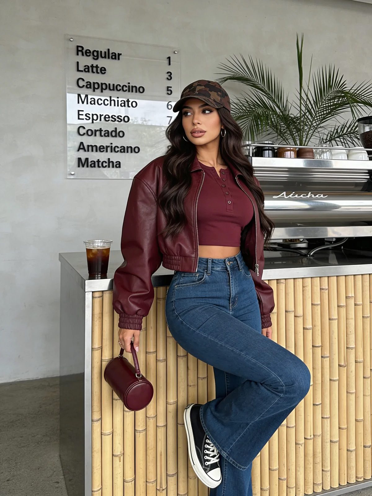 burgudny outfit ideas1 Burgundy Looks
