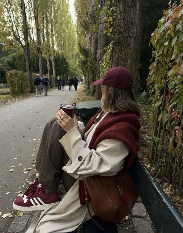burgudny outfit ideas14 Burgundy Looks