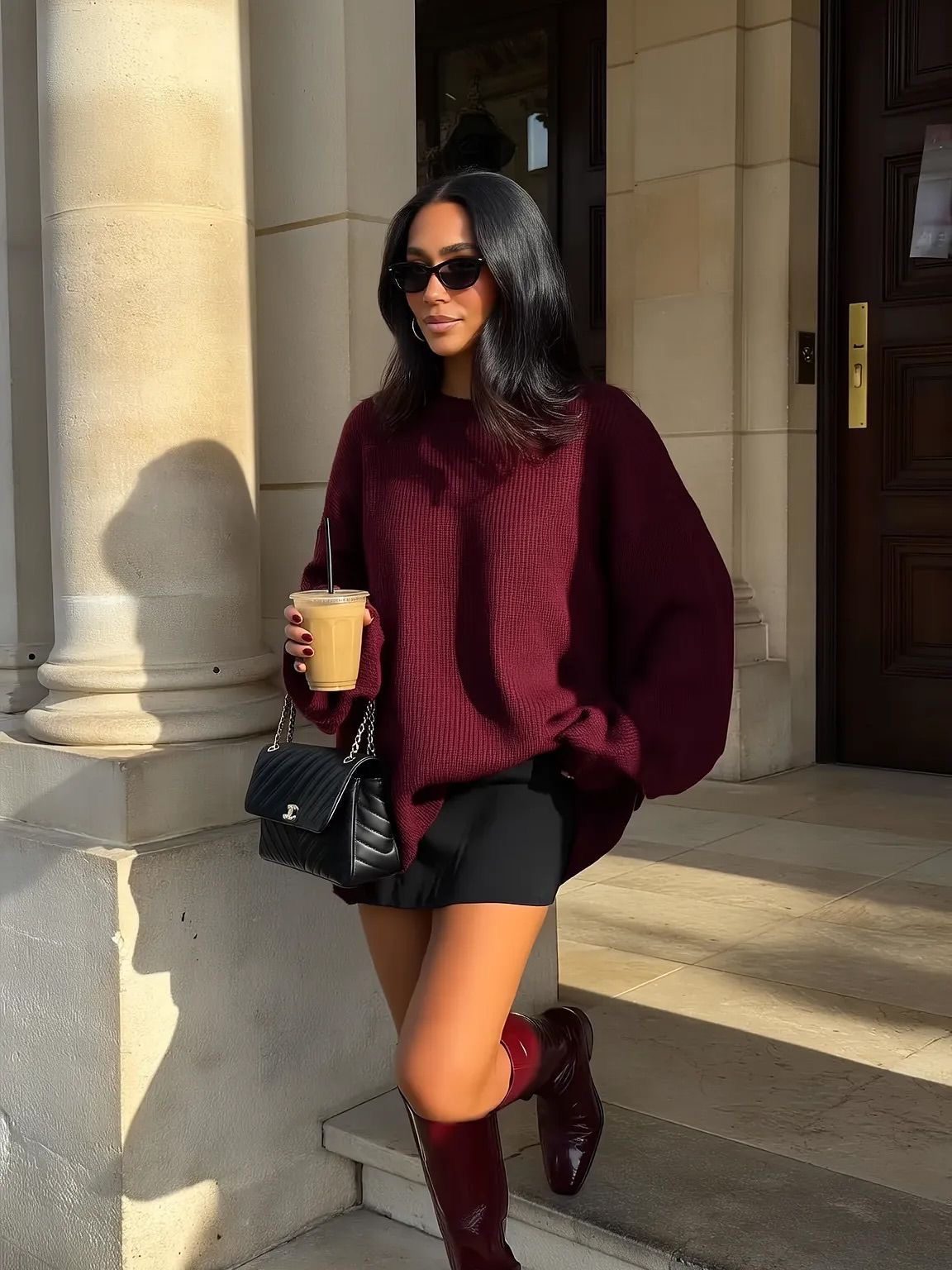 burgudny outfit ideas25 Burgundy Looks