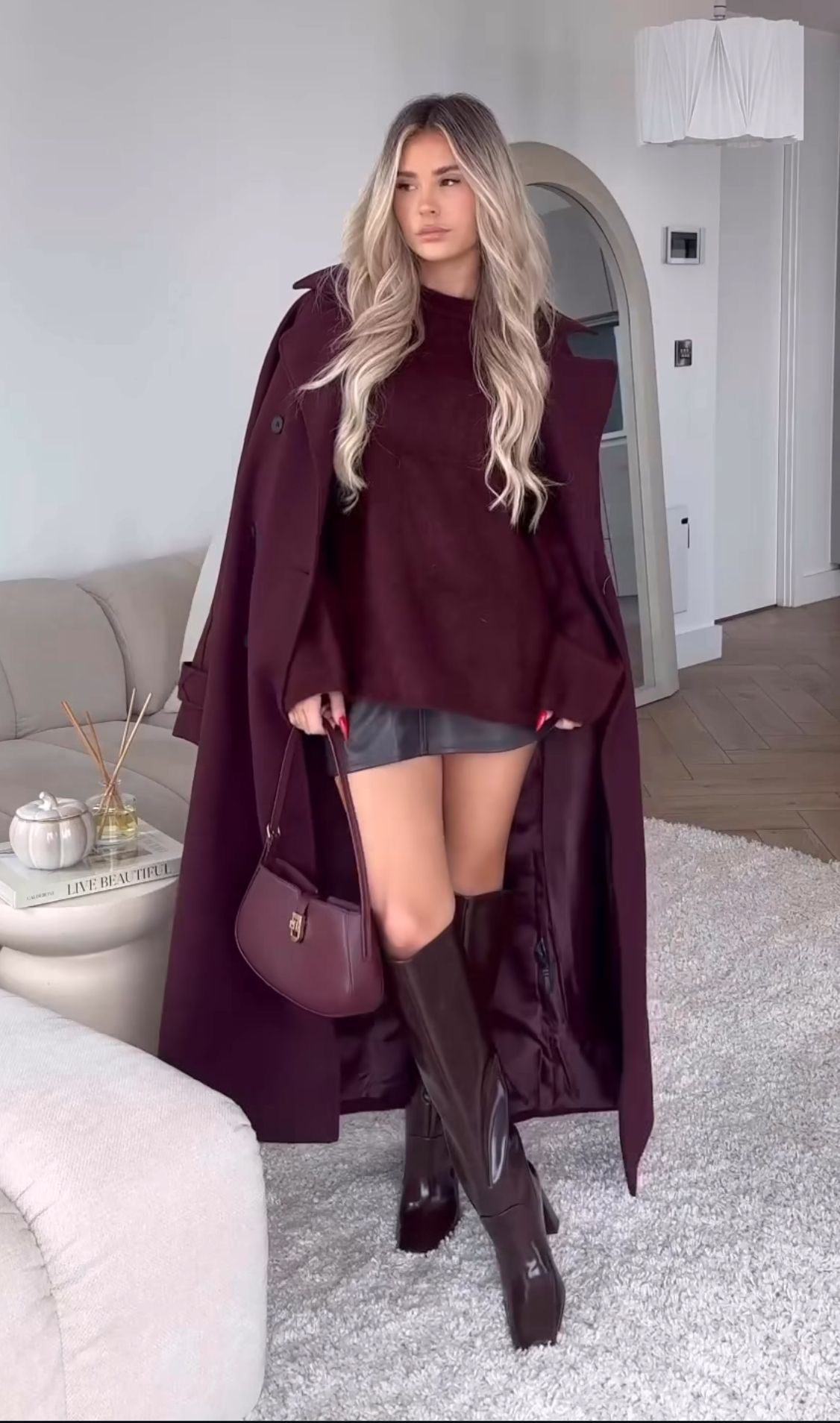 burgudny outfit ideas28 Burgundy Looks