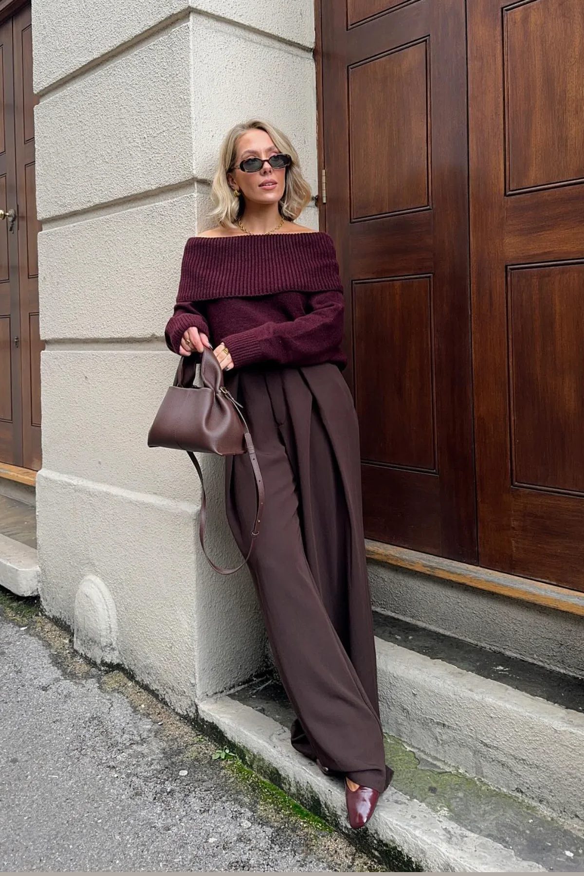 burgudny outfit ideas9 Burgundy Looks
