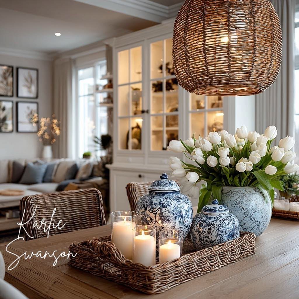 dining tabke centerpiece22 Dining Table Centerpieces