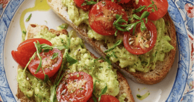 Avocado Tomato Bruschetta