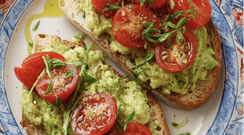 Avocado Tomato Bruschetta