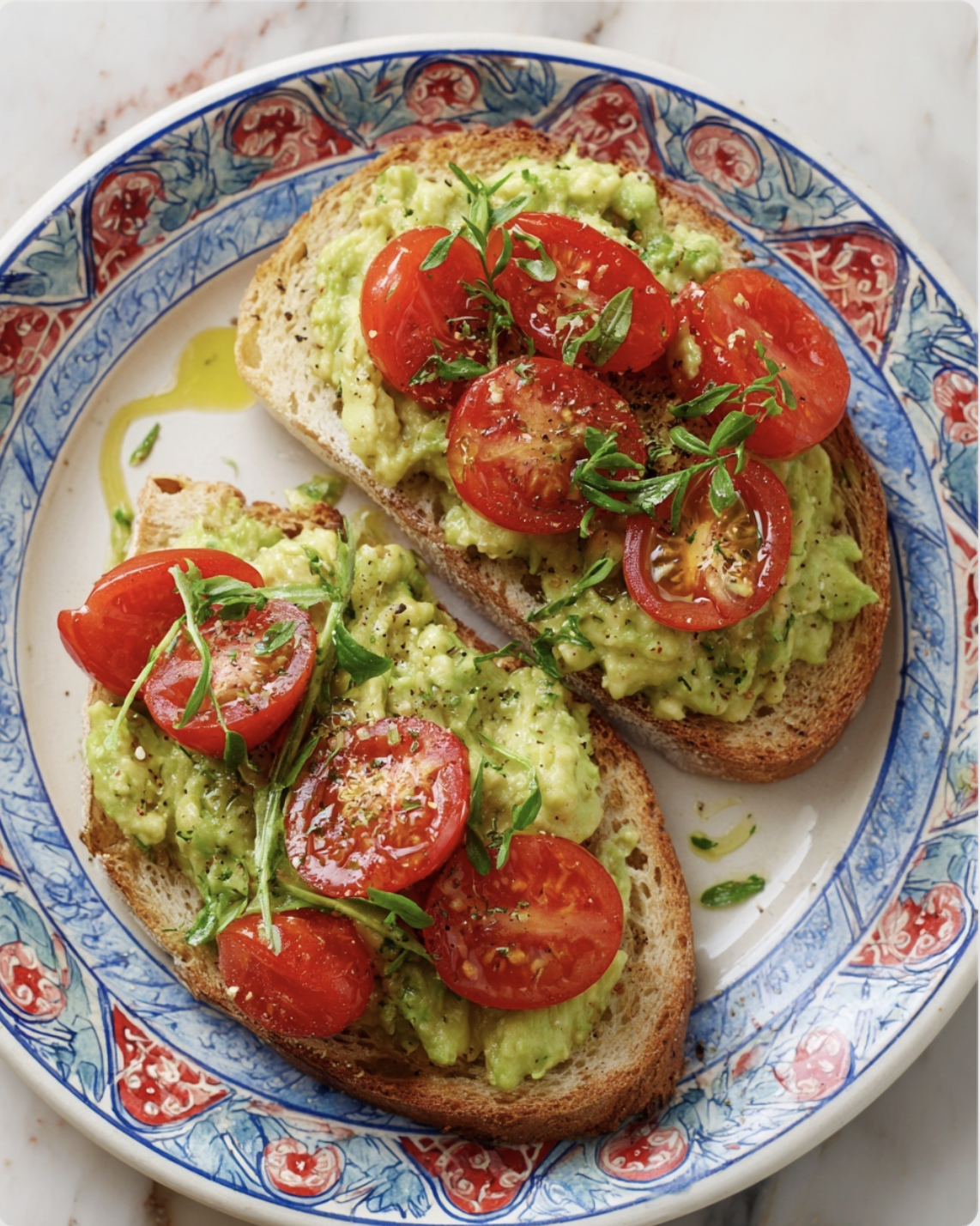 Avocado Tomato Bruschetta Avocado Tomato Bruschetta