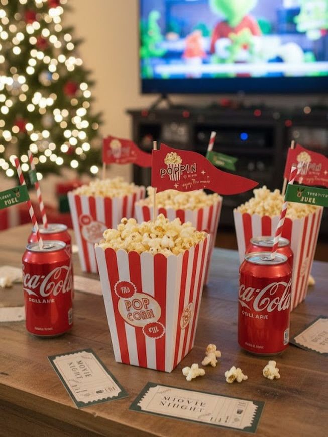 Im all about making occasions magical for my kids… Christmas Movie Night Ideas