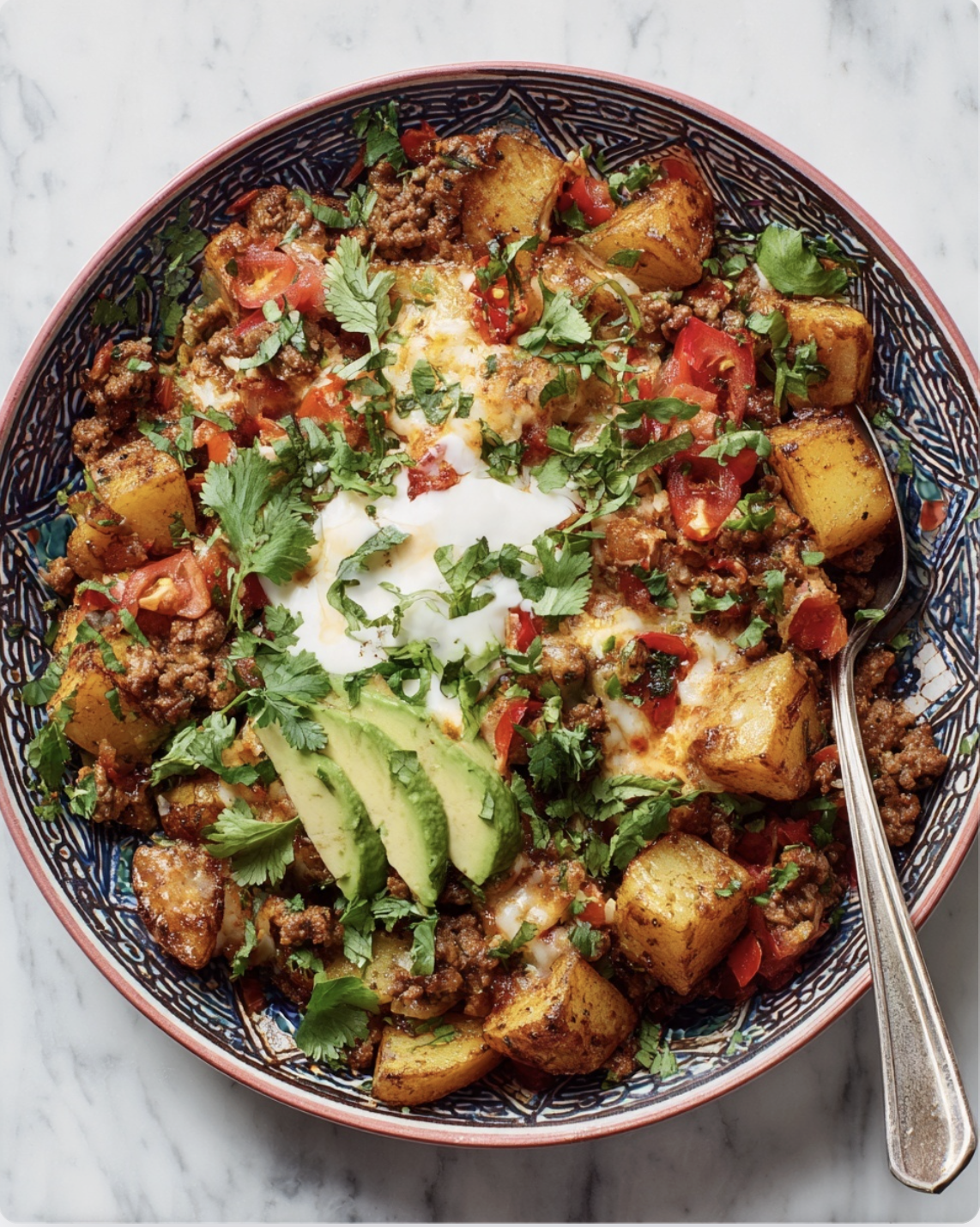 Mexican Beef and Potato Skillet2 Mexican Beef and Potato Skillet