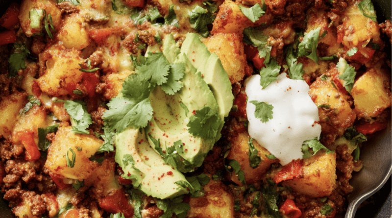 Mexican Beef and Potato Skillet3