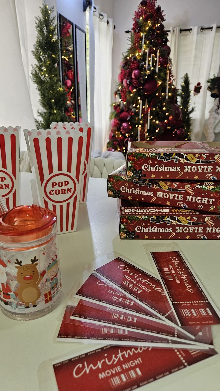 Movie Night at Christmas Christmas Movie Night Ideas