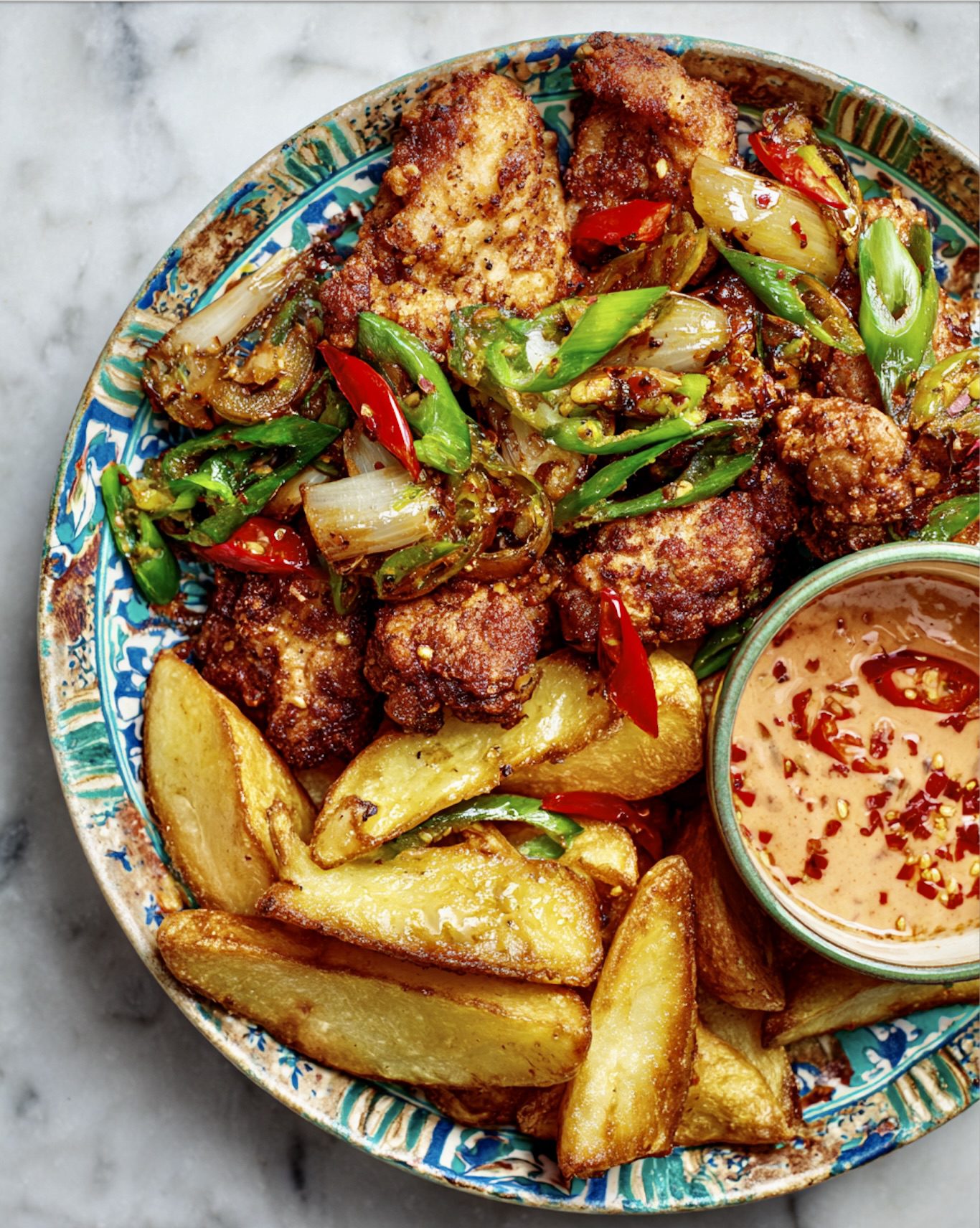 Salt and Pepper Chicken with Chips 4 Salt and Pepper Chicken with Chips Salt and Pepper Chicken with Chips Salt and Pepper Chicken with Chips