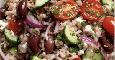 Mediterranean Rice Salad