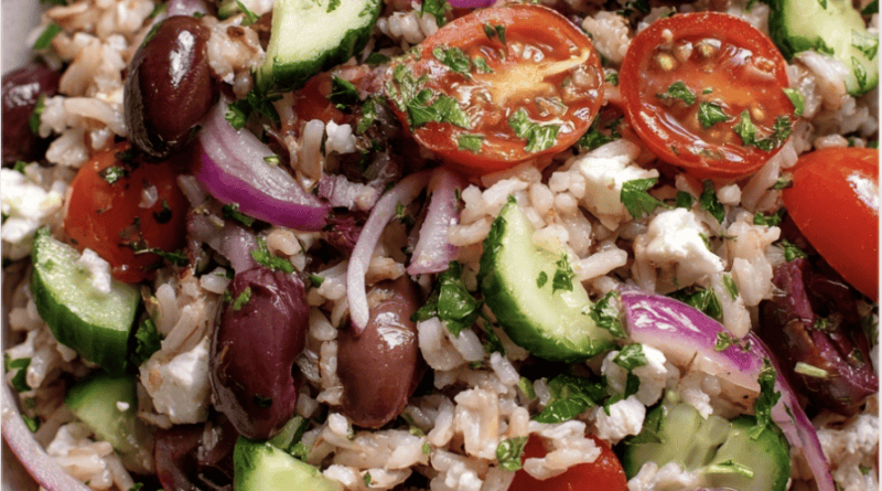Mediterranean Rice Salad