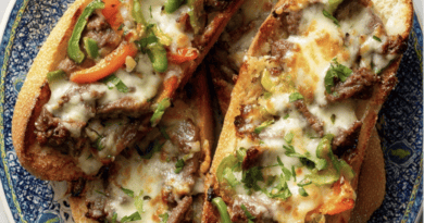 Philly Cheesesteak Garlic Bread