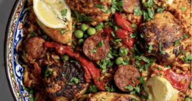 Spanish Chicken and Chorizo Rice