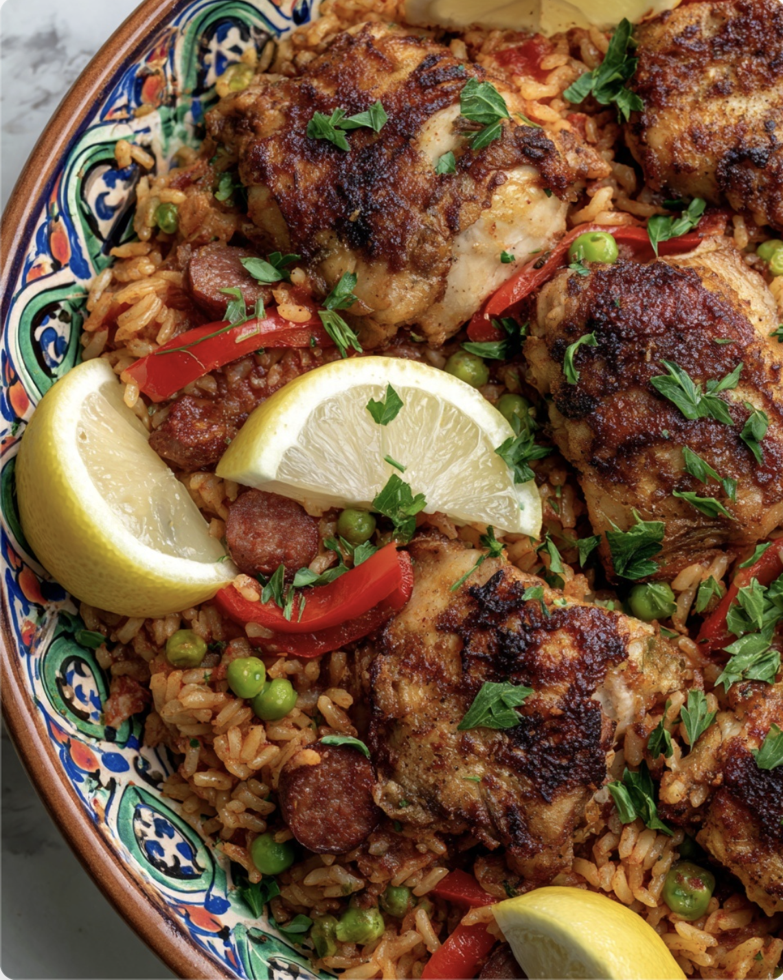 Spanish Chicken and Chorizo Rice2 Spanish Chicken and Chorizo Rice