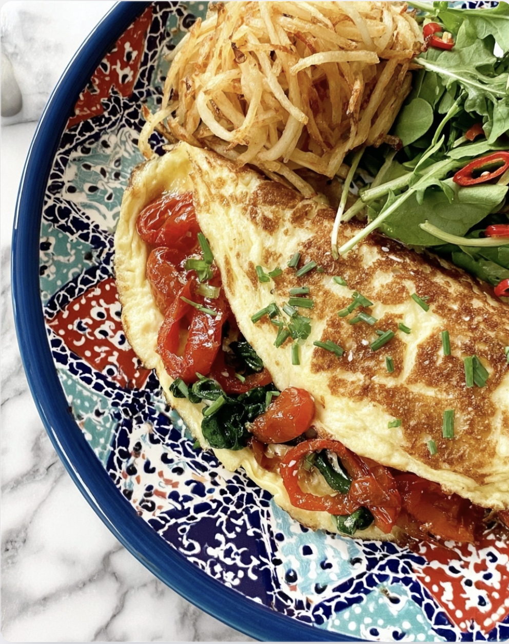 Vegetable Tofu Omelette3 Vegetable Tofu Omelette