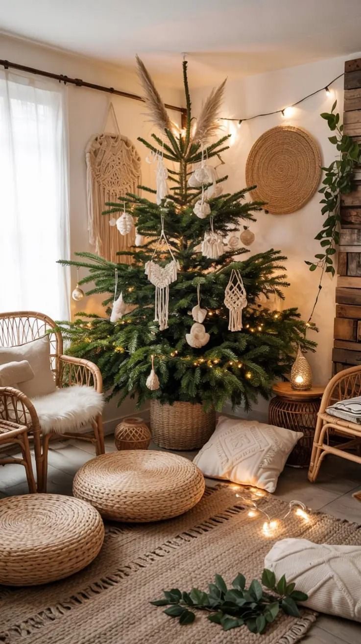 boho christmas16 Bohemian Christmas Decor Ideas