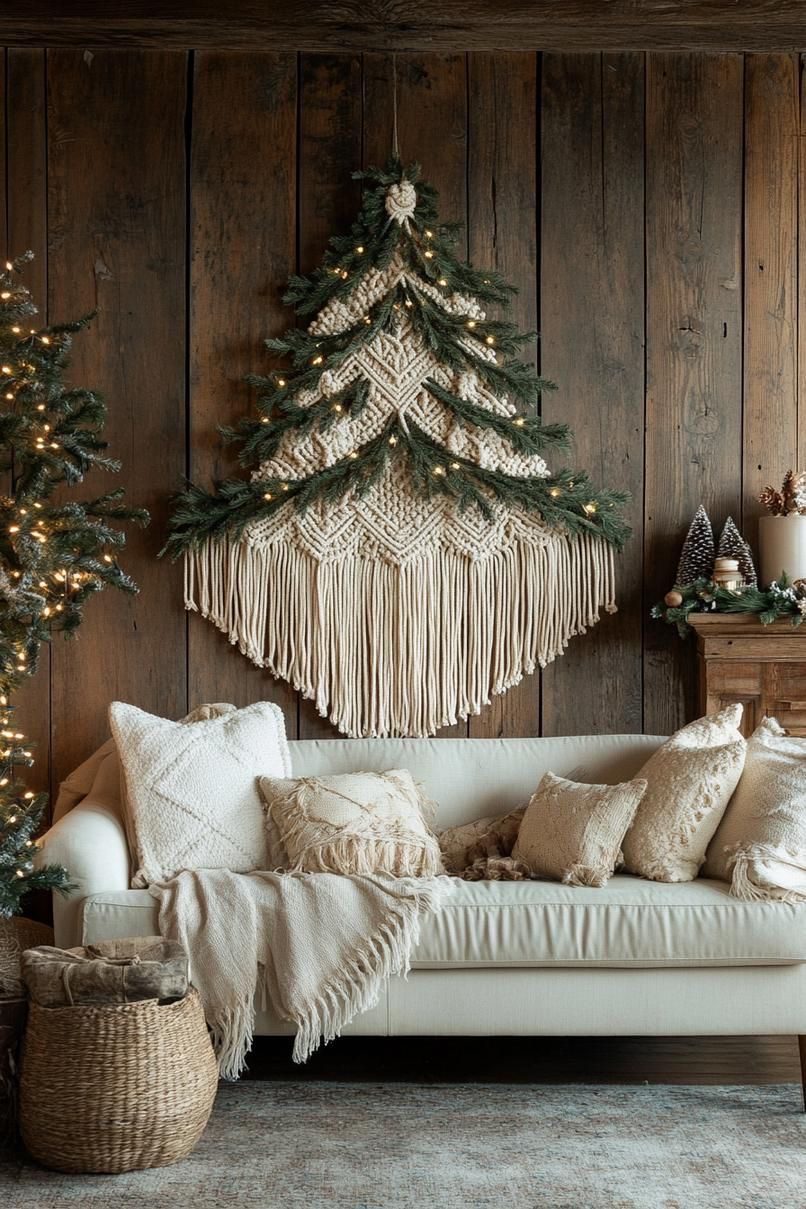 boho christmas17 Bohemian Christmas Decor Ideas