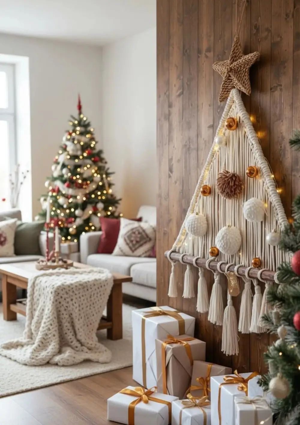 boho christmas19 Bohemian Christmas Decor Ideas