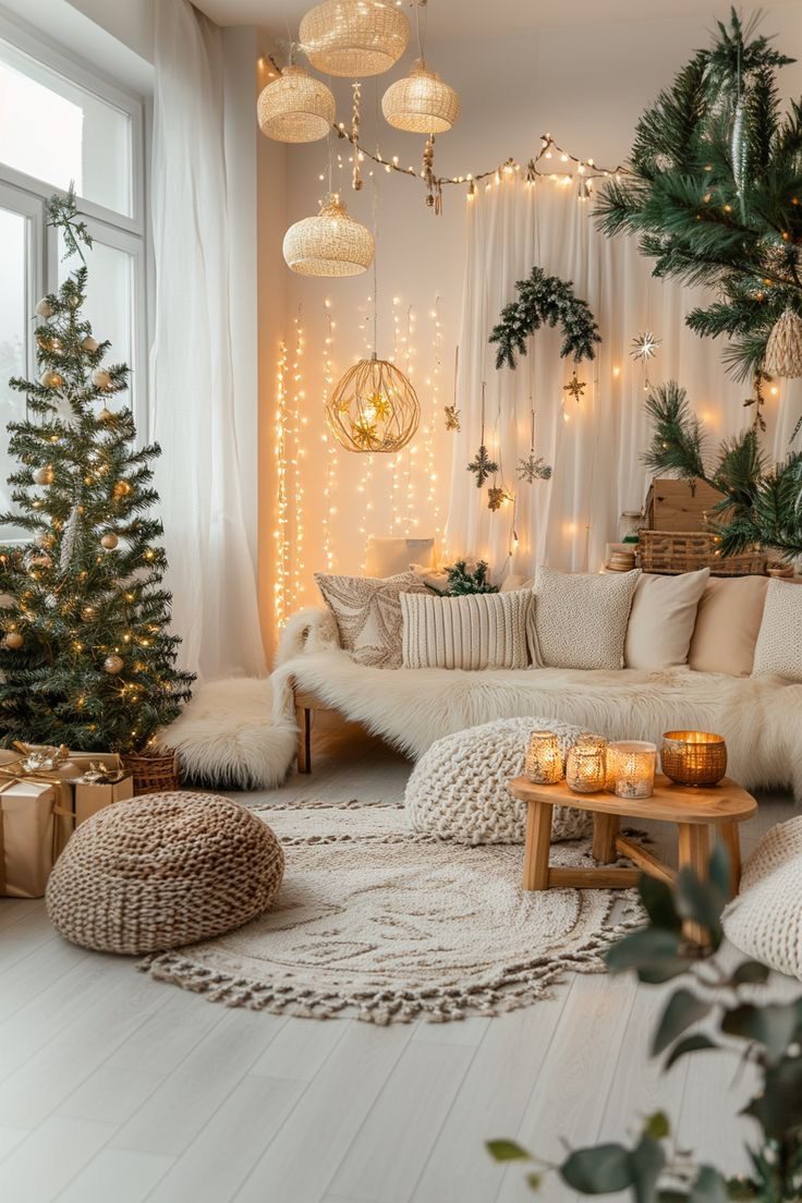 boho christmas26 Bohemian Christmas Decor Ideas