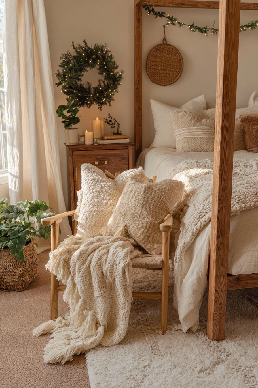 boho christmas29 Bohemian Christmas Decor Ideas