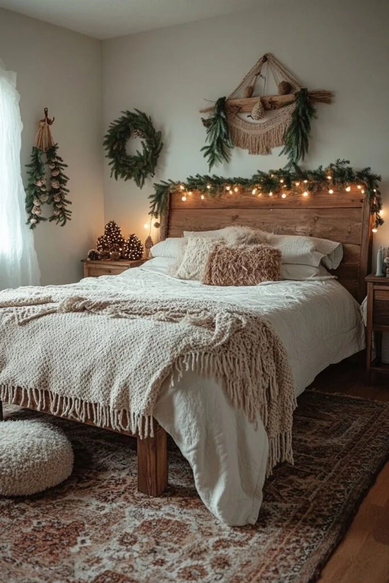 boho christmas30 Bohemian Christmas Decor Ideas