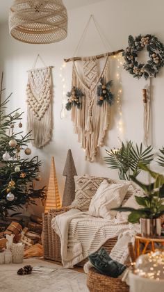 boho christmas5 Bohemian Christmas Decor Ideas