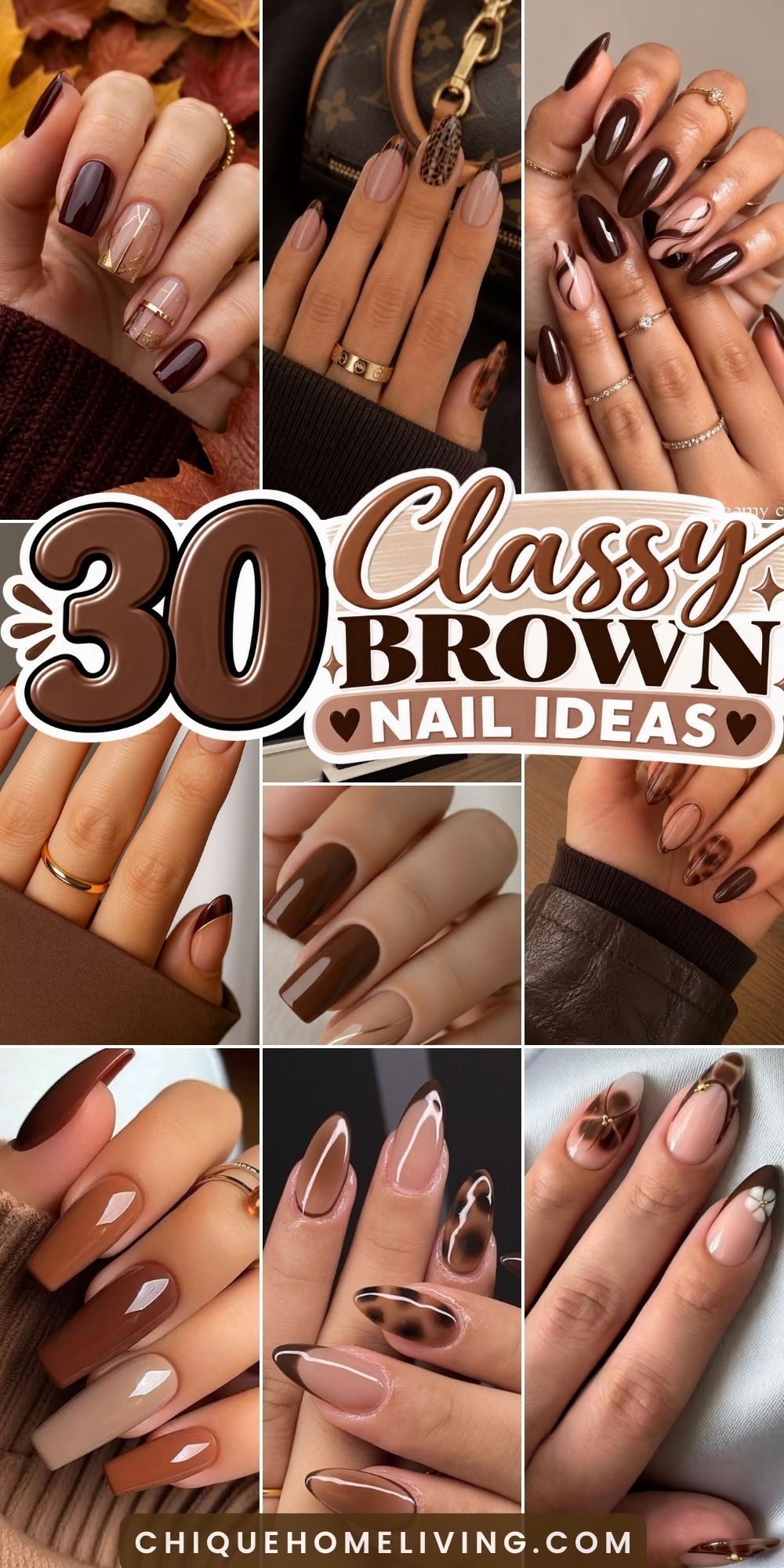brown nail ideas Brown Nail Ideas